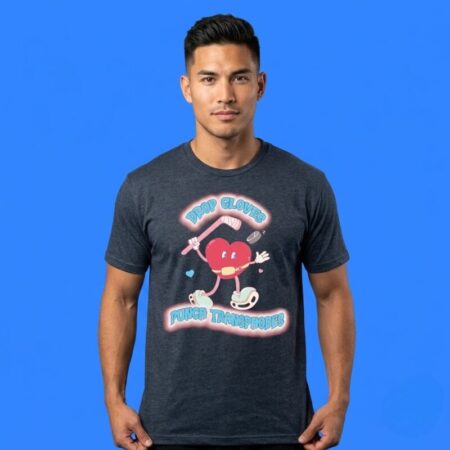 Drop Gloves Punch Transphobes Hockey Rights Shirt