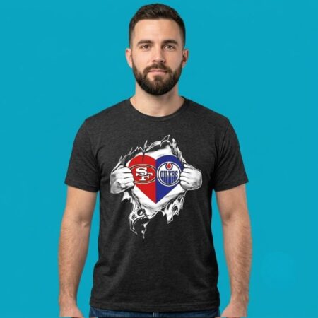 Edmonton Oilers SF 49ers Scratch Tee