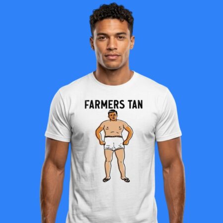Farmers Tan Man Summer Cartoon Shirt