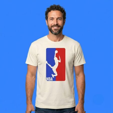 Flopper NBA parody logo shirt basketball graphic