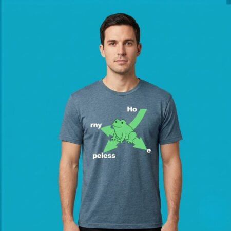 Frog In Distress Funny Sarcastic Tee