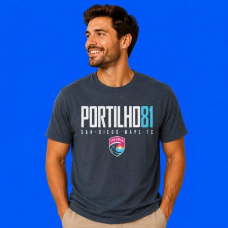 Gabi Portilho #81 San Diego Wave FC Name and Number T-Shirt