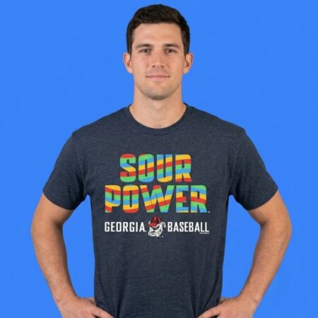 Georgia Bulldogs Baseball Sour Power T-Shirt