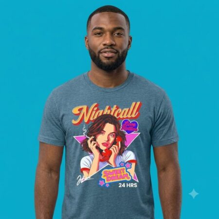 Girl Nightcall Love Hotline Smoking Tee