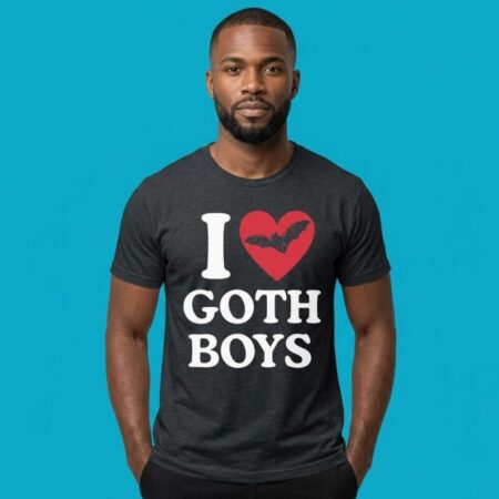 Goth Boys Club Dark Mode Aesthetic Tee