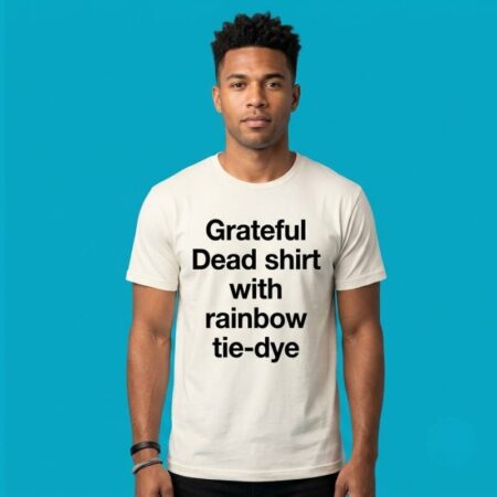 Grateful Dead Rainbow Tie Dye Shirt