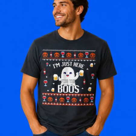 Halloween I'm Just Here For The Boos Busch Light T-Shirt