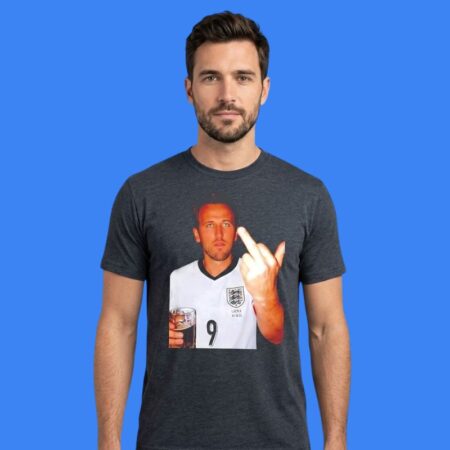 Harry Kane England Soccer Middle Finger Smoking Shirt