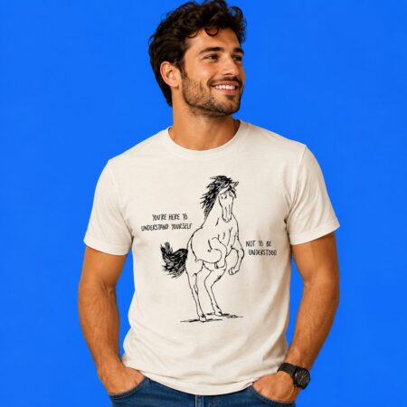 Horse you're here to understand yourself shirt