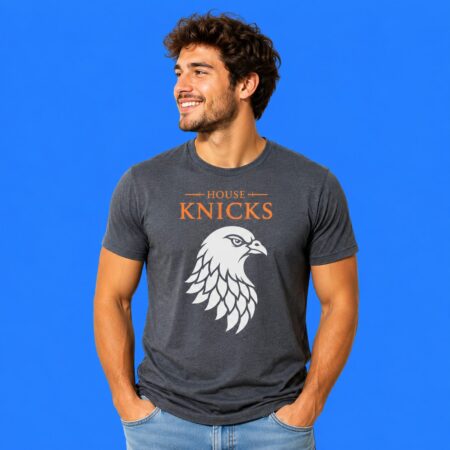 House Knicks Eagle Logo Fashion Tee