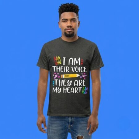 I Am Their Voice SPED Teacher Heart Shirt
