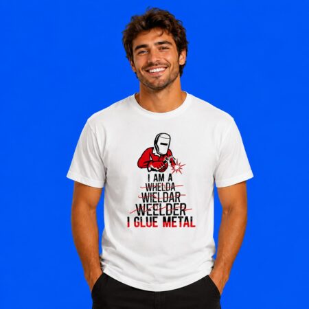 I Am a Welder I Glue Metal Funny Profession Graphic Shirt