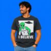 I Believe Alien Spurs Victor Wembanyama Basketball Tee