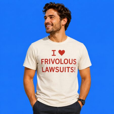 I Heart Frivolous Lawsuits Funny Shirt