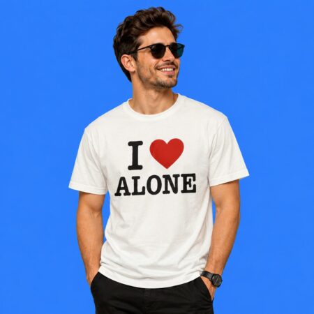 I Love Alone Time Minimalist Shirt