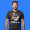 I Love My Cat Hate Data Centers Graphic Shirt