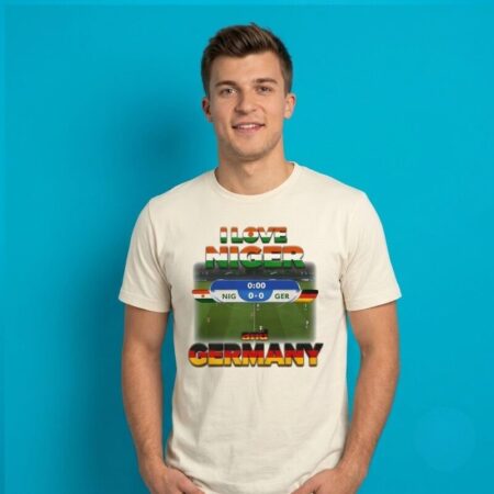 I Love Niger And Germany World Cup Tee