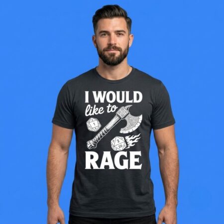 I Would Like to Rage Graphic T-Shirt