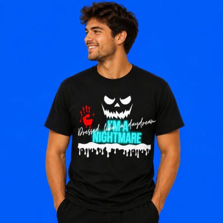 I'm a Nightmare Dressed as a Daydream Slogan Graphic Tee