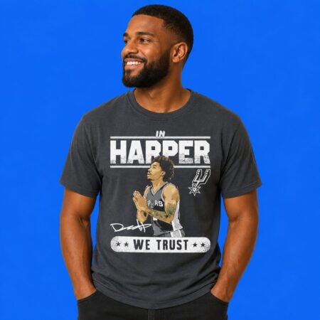 In Dylan Harper San Antonio Spurs We Trust Signature T-Shirt