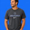 Indianapolis Colts In My Veins Jesus In My Heart Diamond Tears 2-Sided T-Shirt