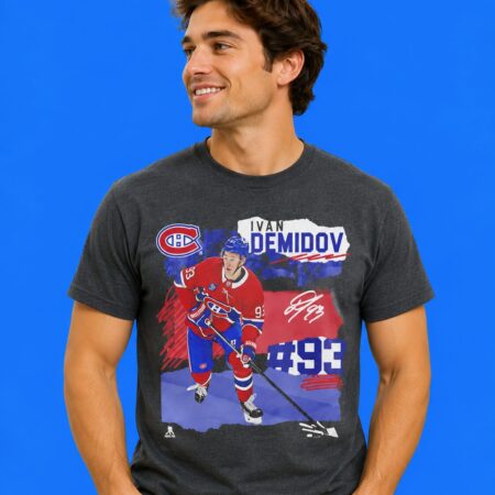 Ivan Demidov Montreal Canadiens Hockey Signature Shirt