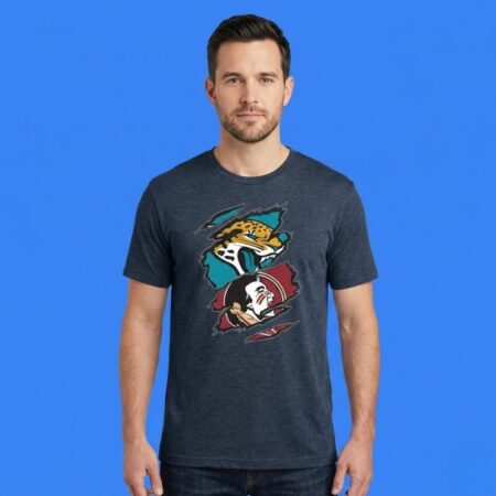 Jacksonville Jaguars And FSU Seminoles One Heart Shirt