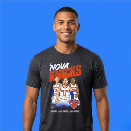 Jalen Brunson Josh Hart Mikal Bridges Nova Knicks Shirt