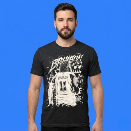 Jalen Brunson New York Knicks JB Monochrome T-Shirt