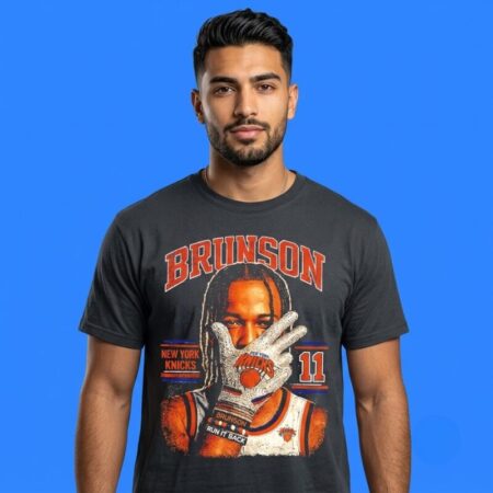 Jalen Brunson New York Knicks X Ice Man Run It Back Tee