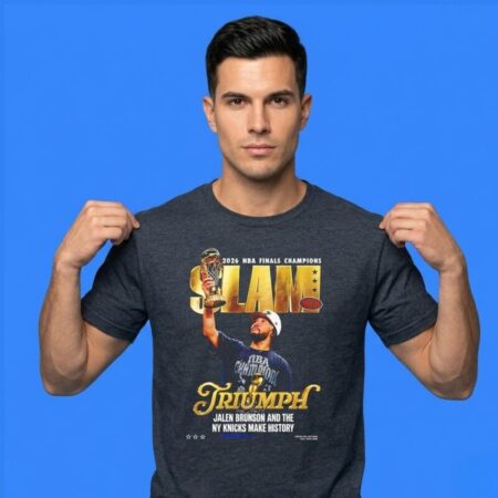Jalen Brunson SLAM 2026 NBA Finals Champ Tee