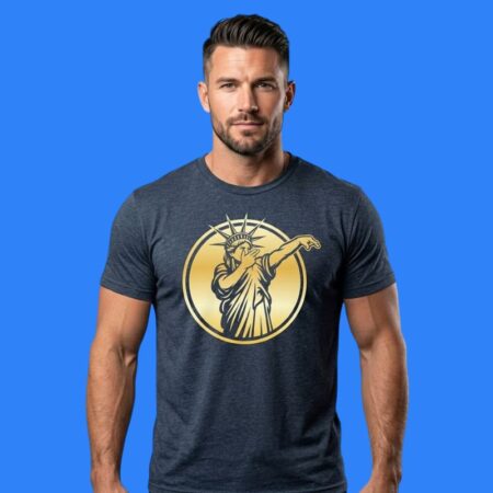 Jalen Brunson Statue Of Liberty Gold Meme Shirt