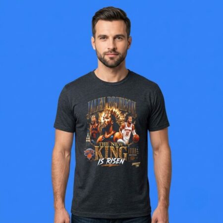 Jalen Brunson The New King He Is Risen 2-Sided Graphic Tee