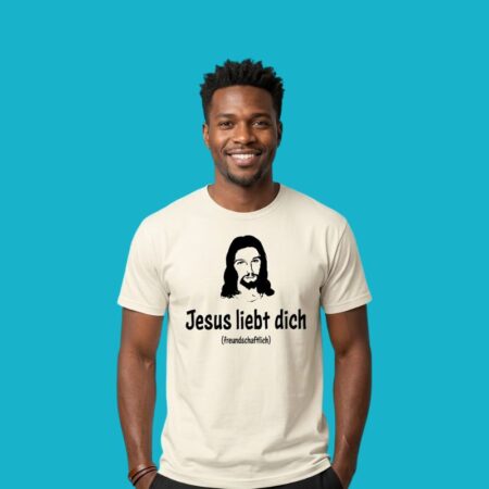 Jesus Liebt Dich Freundschaftlich Christian T-Shirt