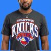 Jollibee X New York Knicks Philippines Logo Shirt Pinoy Pride Basketball Tee