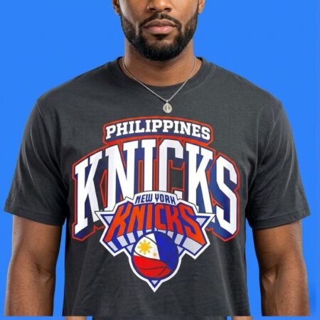 Jollibee X New York Knicks Philippines Logo Shirt Pinoy Pride Basketball Tee