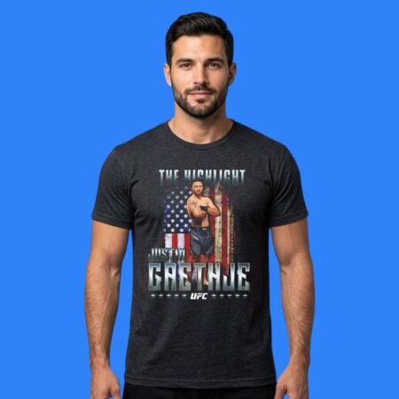 Justin Gaethje UFC Freedom 250 The Highlight BMF Champ Shirt