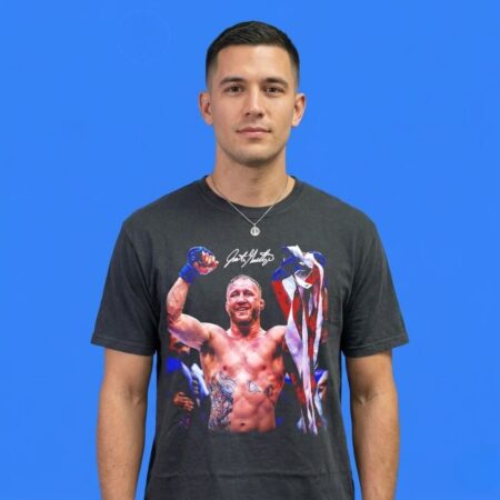 Justin Ray Gaethje Ultimate Fighting Championship Signature Shirt UFC Fan Apparel