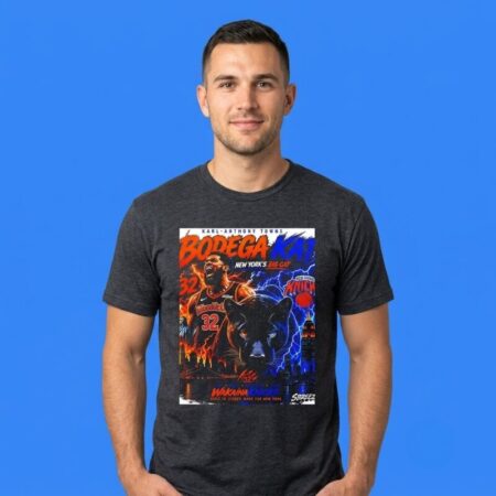 Karl Anthony Towns Bodega Kat New York Big Cat Knicks Tee