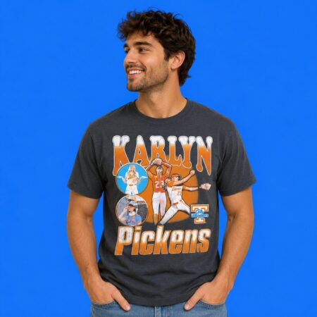 Karlyn Pickens Tennessee Volunteers Softball 90s Graphic Tee