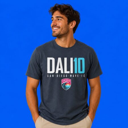 Kenza Dali #10 San Diego Wave FC Name and Number T-Shirt