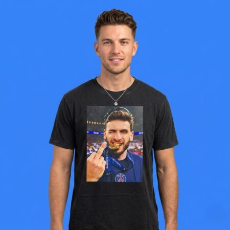 Khvicha Kvaratskhelia PSG Middle Finger Shirt