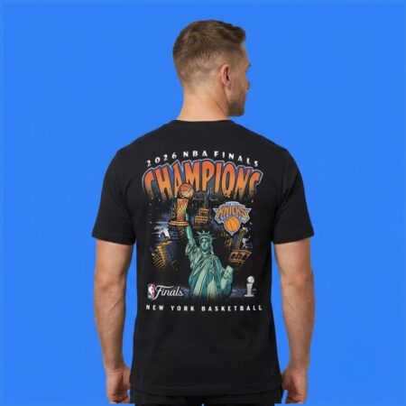 Knicks 2026 Champions Statue Of Liberty Shirt