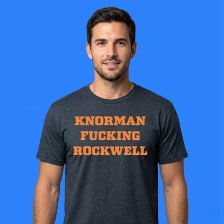 Knorman Fucking Rockwell Stevie Knicks Parody Artistic T-Shirt