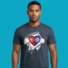 LA Clippers SF 49ers Scratch Logo Tee