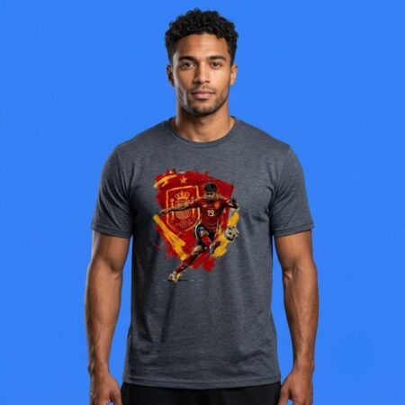 Lamine Yamal Spain #19 Soccer T-Shirt