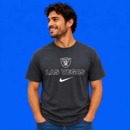 Las Vegas Raiders In My Veins Jesus In My Heart Diamond Tears 2-Sided T-Shirt