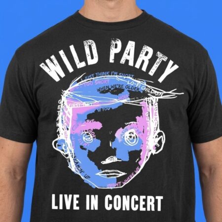 Lo-Fi Children Wild Party Live Concert Shirt
