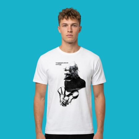Medieval Knight Protected By What Hurts Me Most Shirt