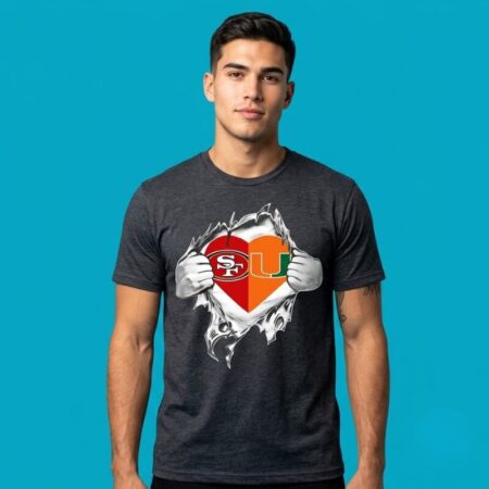 Miami Hurricanes SF 49ers Scratch Tee